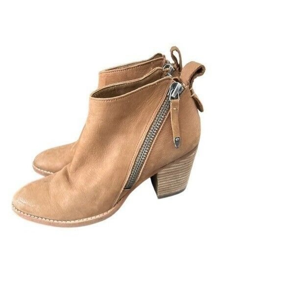 Dolce Vita Jaeger Teak Brown Nubuck Booties Women’s Size 7 - Picture 4 of 11